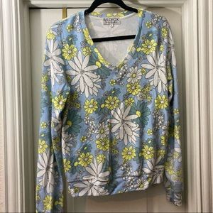 Wildfox daisy wallpaper baggy beach top